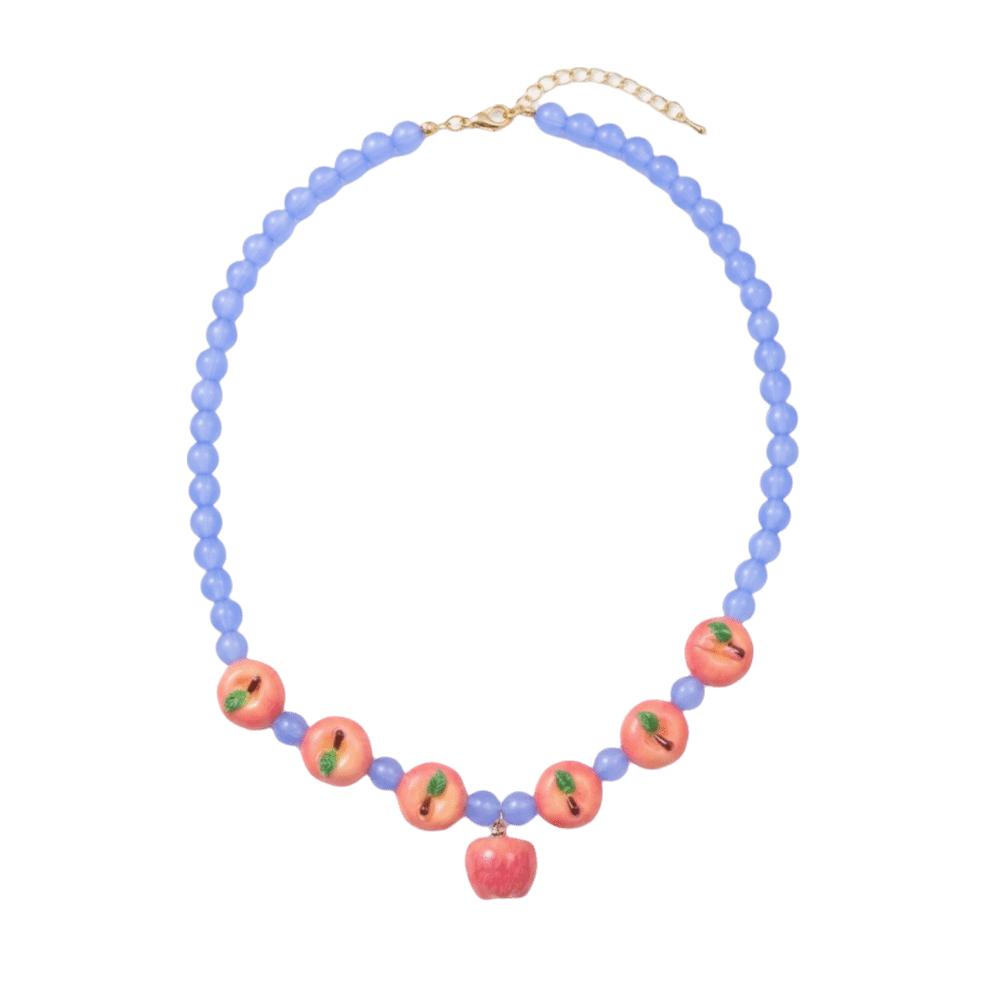 3D Fruit 3D Fruit Necklace Colorful Fruit Beaded Chain Necklace Handmade Necklace Party Use