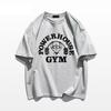 Summer Women's Gym T-shirt Pattern Printed Fashion Leisure Sports Unisex Round Neck T-shirt High Quality Clothing