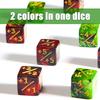 10x Dice Counters 5 Positive +1/+1 & 5 Negative -1/-1 Dice For Magic The Gathering Table Game Funny Dices Arithmetic Toys