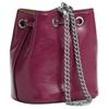 Coach Mini Drawstring Wristlet Patent Leather Smooth Leather Clutch Women clutch Pink CZ028-SVPK