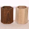 Desktop Storage Wooden Pen Holders INS Style Large Capacity Pen Holder Box Multifunctional Wooden Pencil Organizer