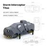 Развертываемый перехватчик торнадо TIV2 Статическая масштабная модель Коллекционный настольный сувенир Подарок для охотника за торнадо, любителей метеорологии