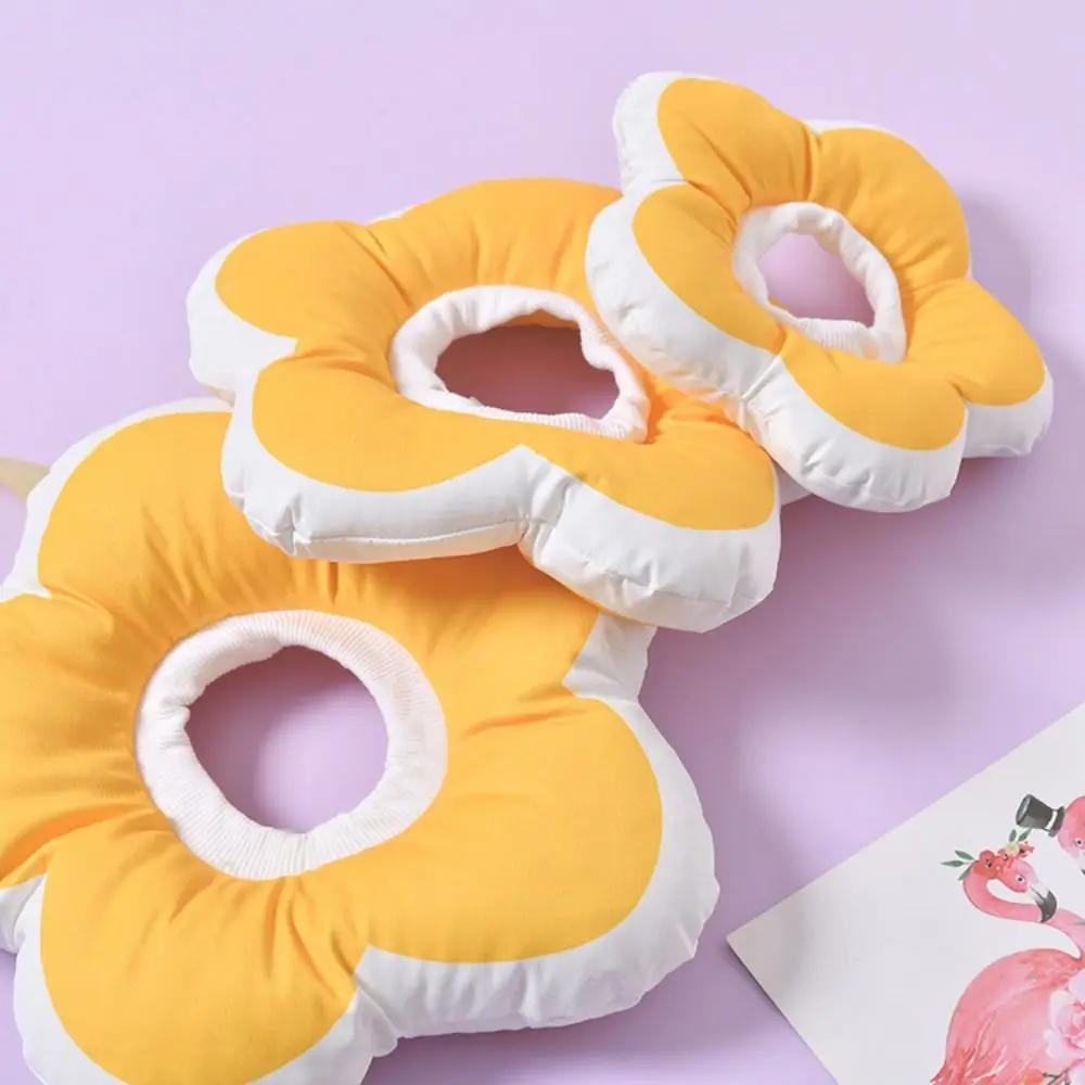 Мягкий елизаветинский воротник для восстановления питомца, подсолнух, кольцо на шею для кошки против вылизывания, дышащий, против царапин, кошачий воротник