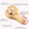 1PC Single Plum Blossom-shaped Wooden Handle Face Brush, Manual Cleansing Brush, Soft Hair Removal Blackhead Remover, Pore Cleaning Tool Brush
