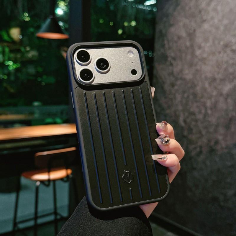 Тонкий металлический чехол-полоска для iPhone 15 Pro 16 Max 17, противоударный сплав, с противоскользящим захватом, устойчивый к царапинам