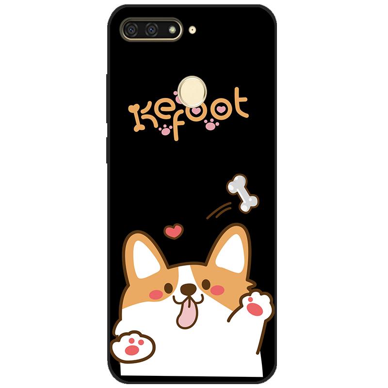 cases for huawei Y6 2018 case 5.7 inch Atu-L21 cover for huawei Y6 Prime 2018 back cover protective soft touch tpu flower rose