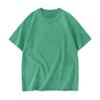 Adult T-shirt Casual Loose Solid Color Round Neck Pullover Short Sleeve T-shirt Top
