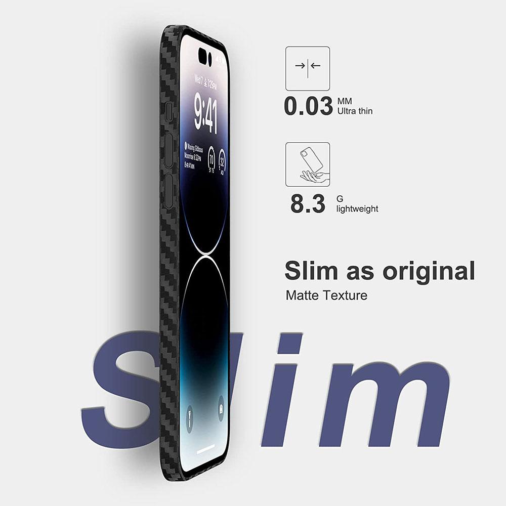 Ультратонкий чехол 0,3 мм для iPhone 14 13 12 Mini 11 Pro Max XR X XS Max 6 6S 7 8 Plus SE, матовая твердая накладка из углеродного волокна