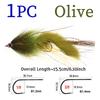 4Colors Big Articulated Streamer Fly Tying Fishing Lure 2Hooks Big Game Streamer Fly Metal Fish Mask Fly Fishing