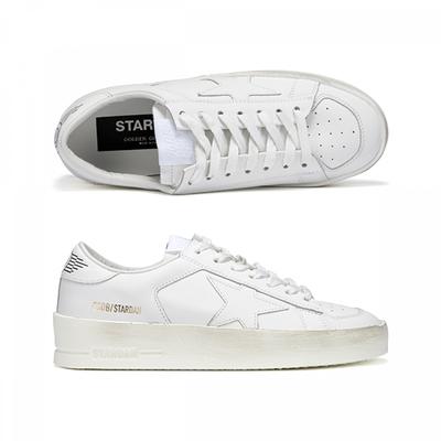 Golden Goose Gwf00128 F000566 10100  Gwf00128.F000566.10100  Белые кожаные кроссовки Stardan