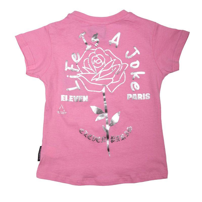 Детская однотонная футболка с нагрудным карманом ELEVEN PARIS