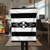 1PC rosenborg ballklubb Print Flannel Blanket, High quality Comfortable for All Seasons, Home Decor, Warmth and Comfort, Perfect for Christmas Gifts