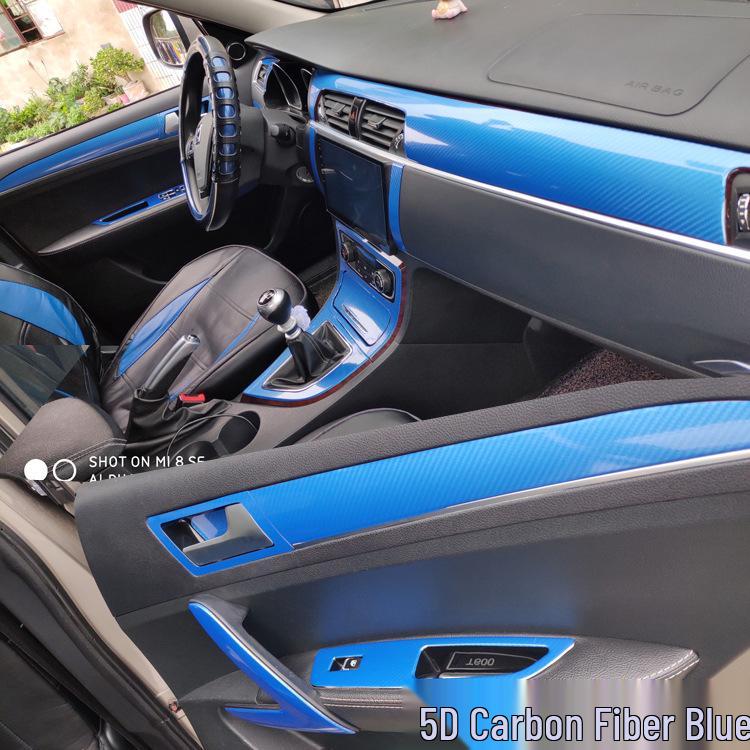 Zotye T600 Interior Carbon Fiber Gear Shift Console Wrap Stickers