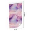 Ink Violet, Powder Pink, Purple and Coral Wallpaper 50x1000