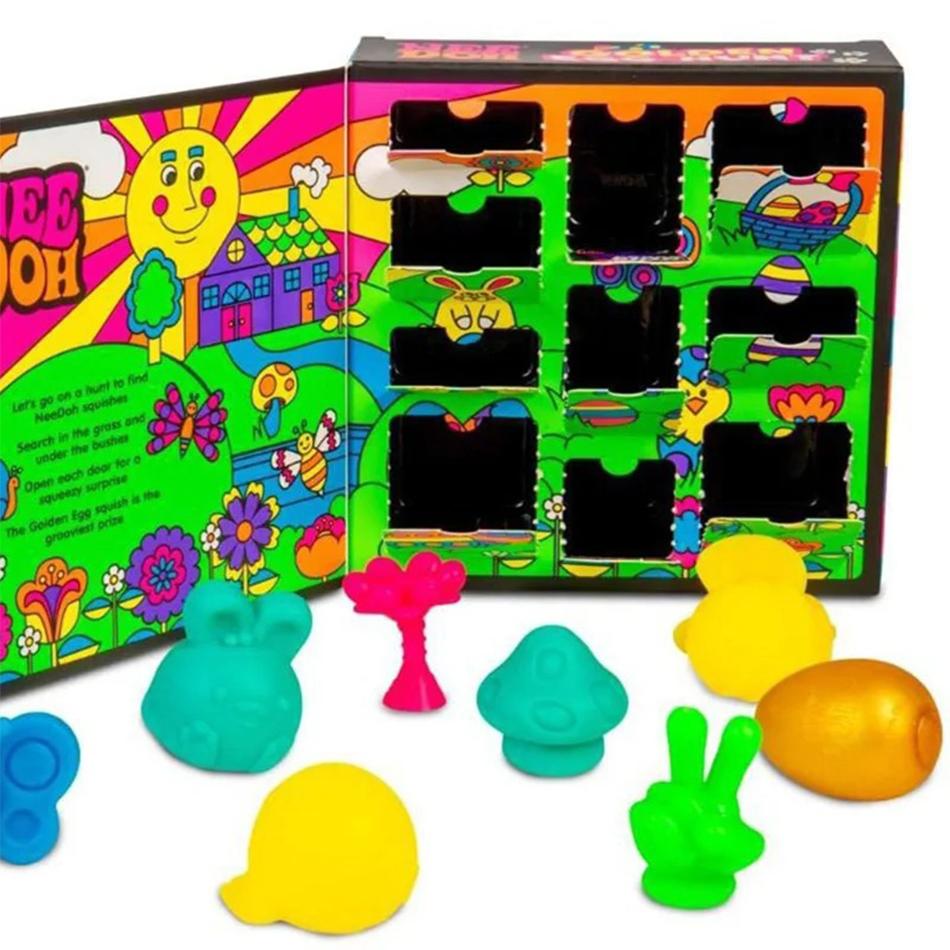 Новая игрушка-сюрприз Needoh Золотое Яйцо, Охота за Сокровищами, Блайнд Бокс, Антистресс, Сжимающаяся, Игрушка для Детской Пасхальной Вечеринки