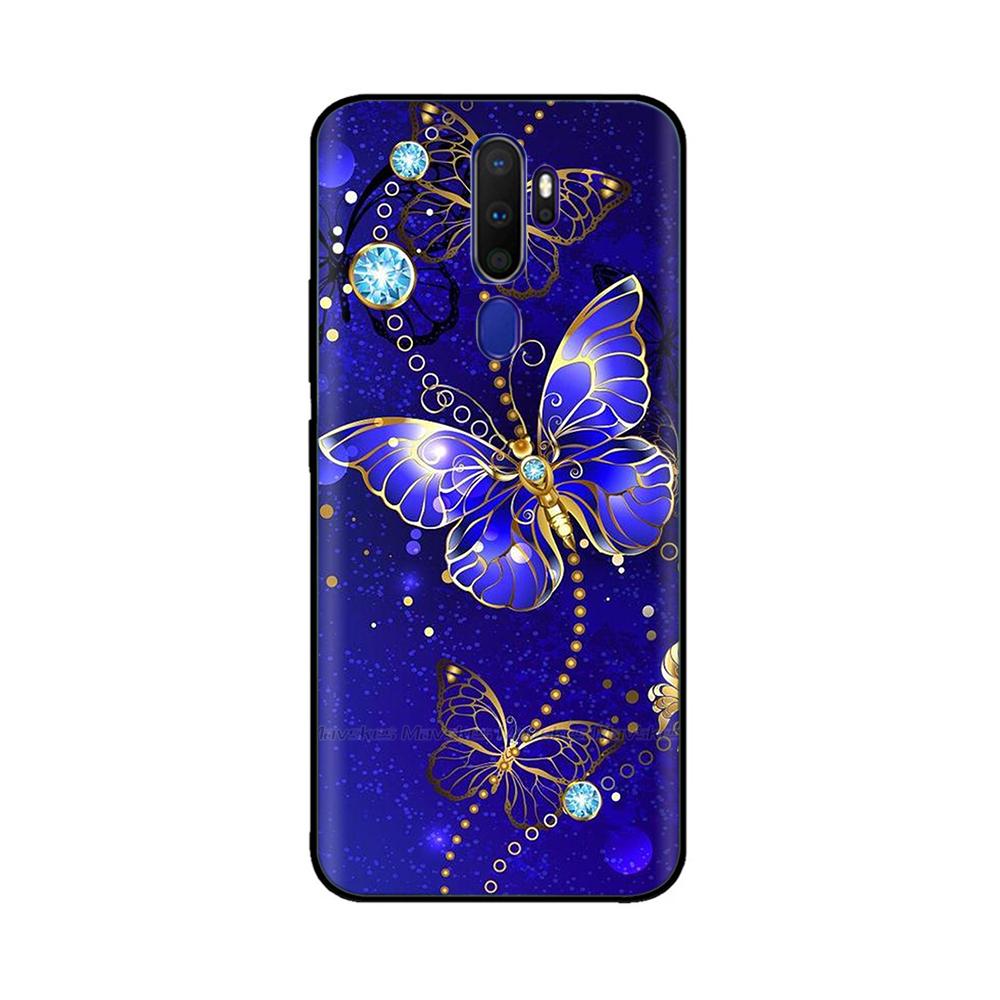 Чехол для Oppo A9 2020 Чехол для Oppo A5 2020 Милый мультяшный painted чехол Мягкий ТПУ чехол для телефона Для Oppo A11X OppoA5 OppoA9 2020 Бампер Fundas