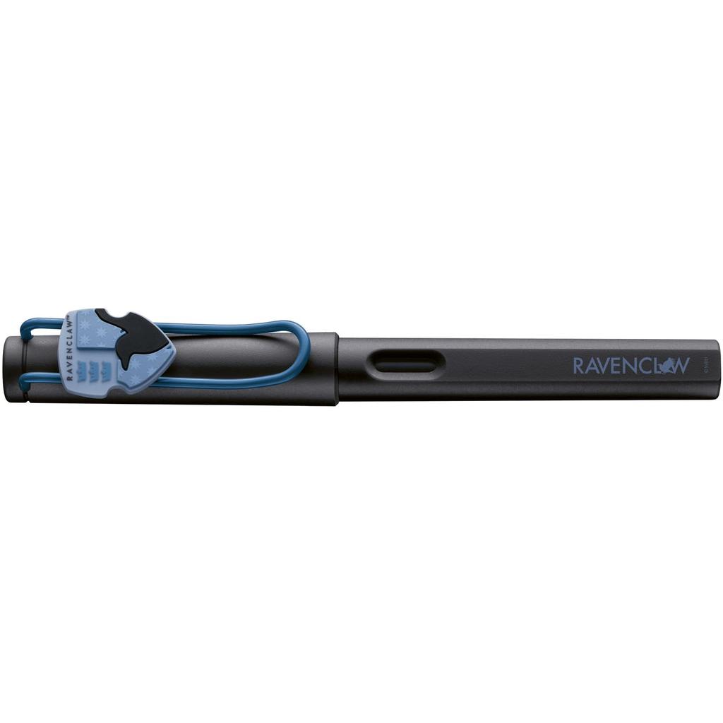 Lamy Safari Harry Potter Ravenclaw Fountain Pen Special Edition Crest Medium Steel Nib Ergonomic Grip with T10 blue ink cartridge Right-Handed