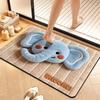 Non-Slip Backing Cartoon Floor Mat Water Absorbent Area Rug 3D Plush Animal Doormat  Bathroom Rug