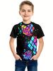 Children's T-shirt Top Clothes for Children Rubik's Cube T-shirty Kids Spring Clothes Children's Boy's Clothing Tops Shirts
