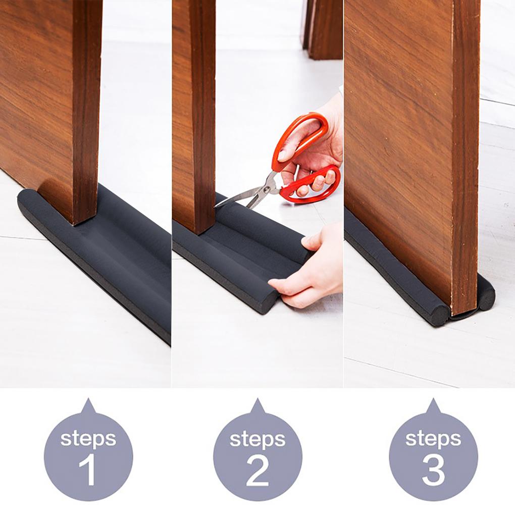 Уплотнитель под дверь от сквозняка, шумоизоляционный, гибкий, регулируемый, EVA, уплотнительная лента, защита от дождя, звукоизоляция, герметизация, офис