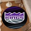 Kings Basketball Round mat, Anti-slip Circle Carpet Chair rug For livingroom,Bedroom, doormat home decor Gift Christmas Gifts