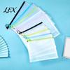 Waterproof File Envelope A4 Transparent Document Bag with Zipper, PP Folder, Durable Tear Office Filing Organizer Resistant Plastic Storage Pouch for