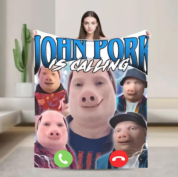 John-Pork Звонит Пледы Качественные Теплые Мягкие Покрывало Зимние Путешествия Офис Домашний Декор Уличный Тренд Постельное покрывало