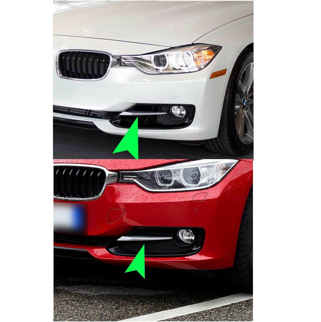 For BMW F30 F31 2012 2013 2014 2015 3 Series Fog Light Cover Headlight Trim Front Bumper Grille Covers 51117293106 Accessories
