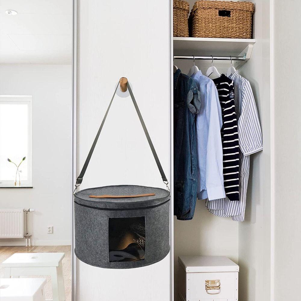 Ящик для хранения оконной шляпы, крышка на молнии, контейнер для ковбойской шляпы, удобный контейнер для хранения одежды на открытом воздухе