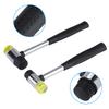 Double Face Plastic Hand Rubber Hammer Leather Tool(25mm   30mm)