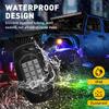 10x RGB LED Pods Rock Lights Kit Underbody Neon Light For Ford F-150 F-250 F-350