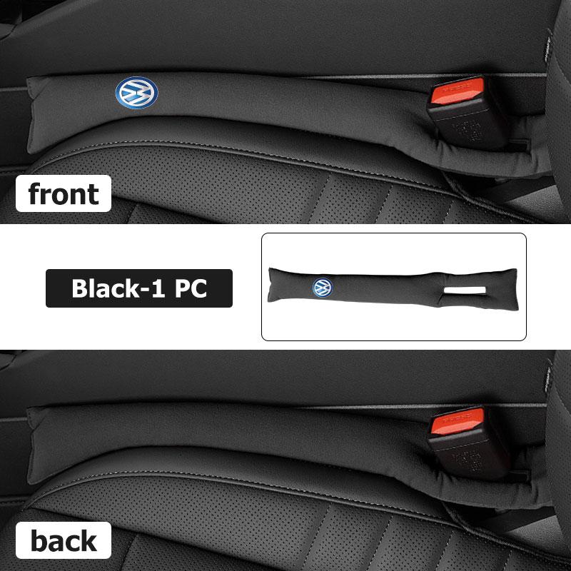 Hub Caps 2pcs Two-color Patchwork Suede Material Car Seat Gap Filler For Volkswagen VW XPolo Jetta Sagitar Magotan Passat B5 B6 B