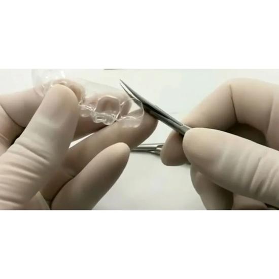 Ножницы GDC Кастровьехо - Изогнутые (12см) (S33)