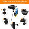 Трансграничный взрывной уличный телескоп 40X60 с одной трубкой, мощные очки высокой четкости, портативный мобильный телефон