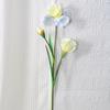 1pc Living Room Spring Decor Home Table Artificial Iris Flower Wedding Wedding Dress