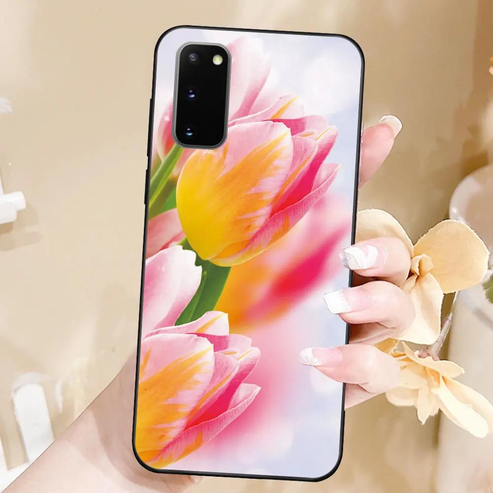 Чехол для Samsung S20 Чехол S20 Plus Ultra S20Lite ТПУ Мягкий Силикон Модный Телефон Funda Для Samsung Galaxy S20FE Чехол Обложка Capa