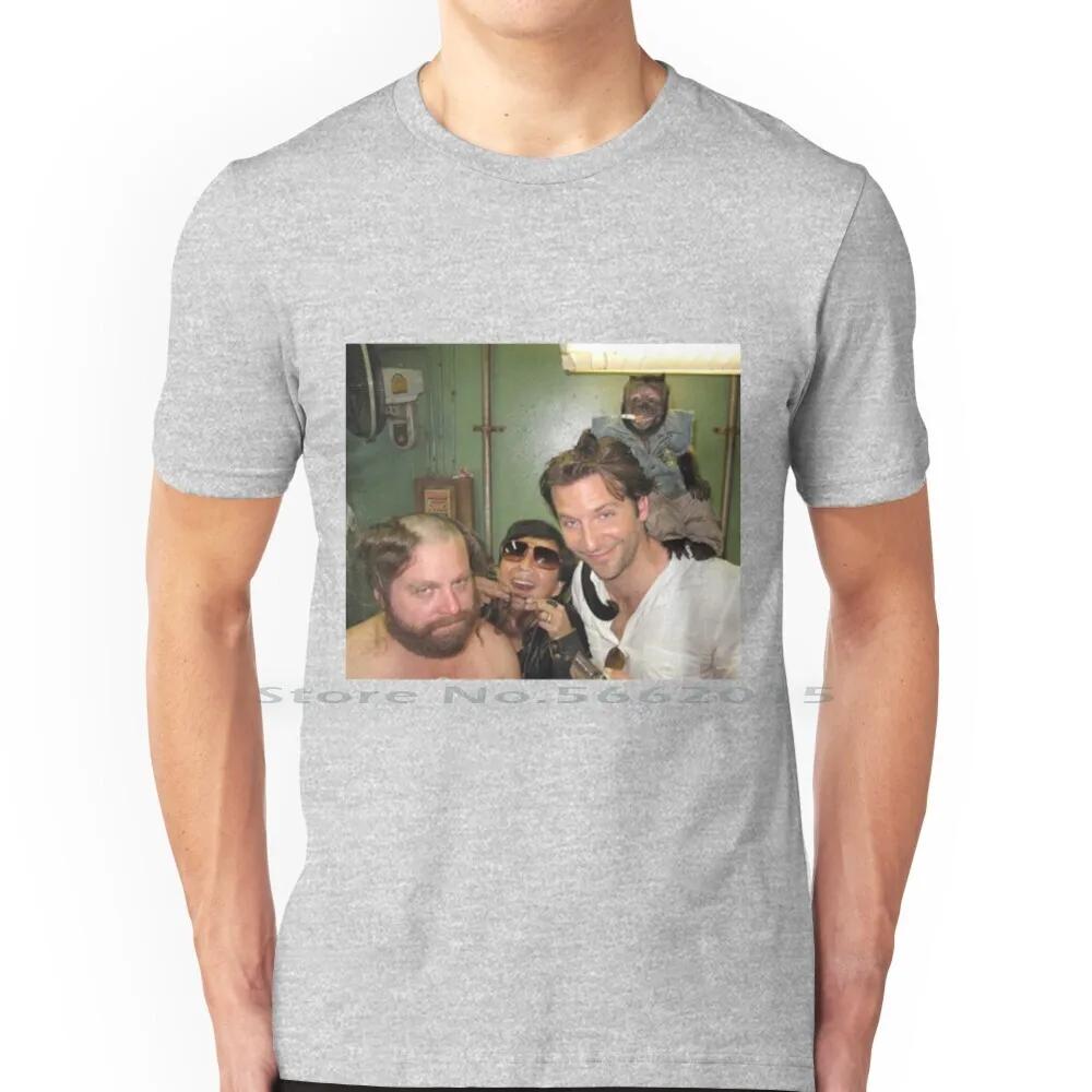 / Постер Похмелье Постер Футболка 100% Хлопок Смешной Похмелье Вечеринка Пьяный Фильм Пьянство Брэдли Купер Комедия Короткий