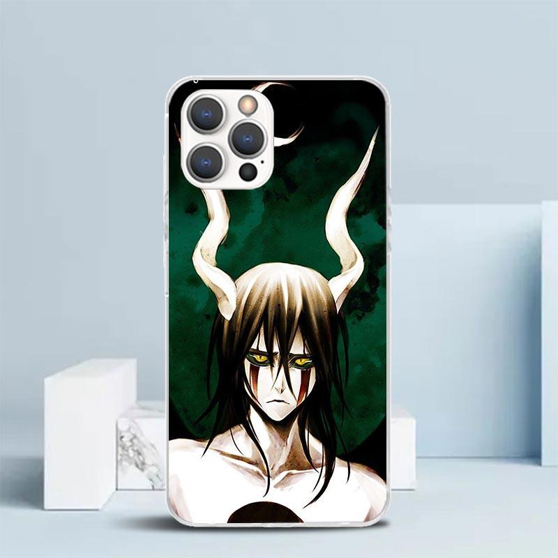 Bleach Улькиорра Сифер 4 Мягкий Чехол для iPhone 16 17 Air 15 14 Pro Max 16E Чехол для Телефона 13 Mini 12 11 7 SE 8 С рисунком Подходящий Cas