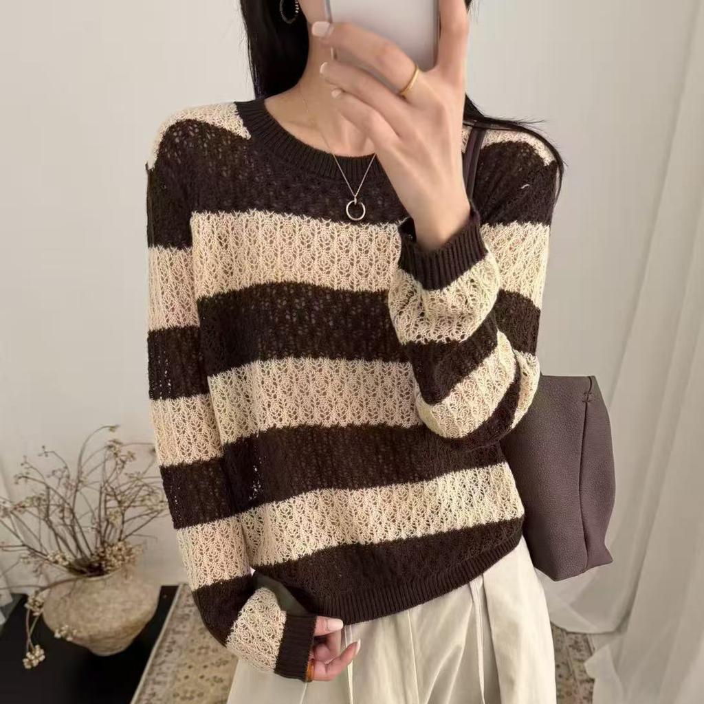 Women Autumn Winter Loose Knitted Sweater Soft Warm Long Sleeve Solid Color Casual Oversized Pullover Daily Streetwear Tops
