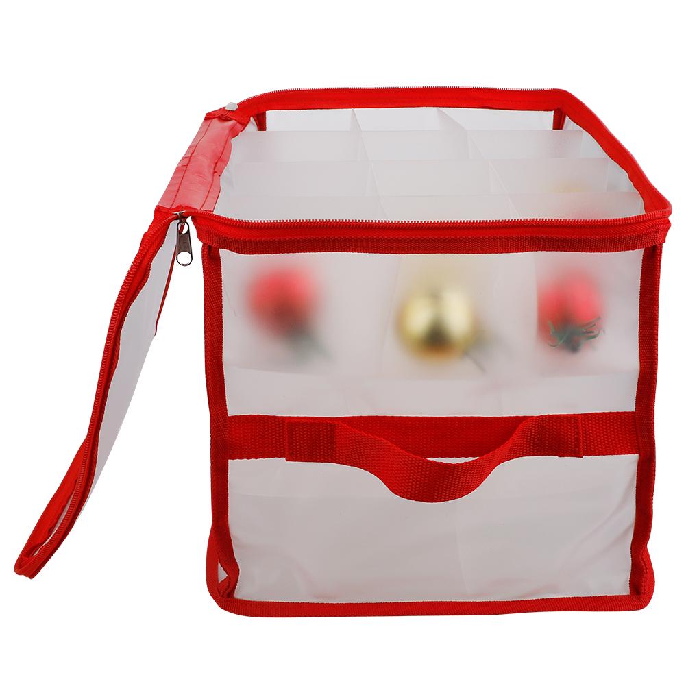 Transparent Christmas Storage Bag Convenient Collapsible Empty Storage Box for Christmas Light