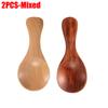 1-10PCS Mini Natural Wooden Spoons Scoop Tea Honey Coffee Condiment Salt Sugar Spoon Cooking Tools Household Kitchen Gadgets4