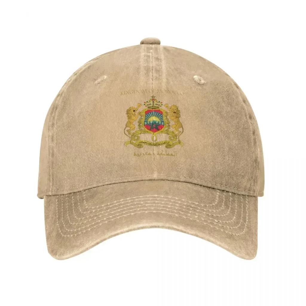 Kingdom Of Morocco Unisex Style Baseball Cap Distressed Cotton Caps Hat Classic Outdoor Summer Gift Snapback Cap