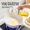 COOKER KING Non-Stick Frying Pan, Flat Bottom Pan, Deep Oil-Gathering Frying Pan, Steak Pan, Suitable for Natural Gas And Coal Gas, 20cm