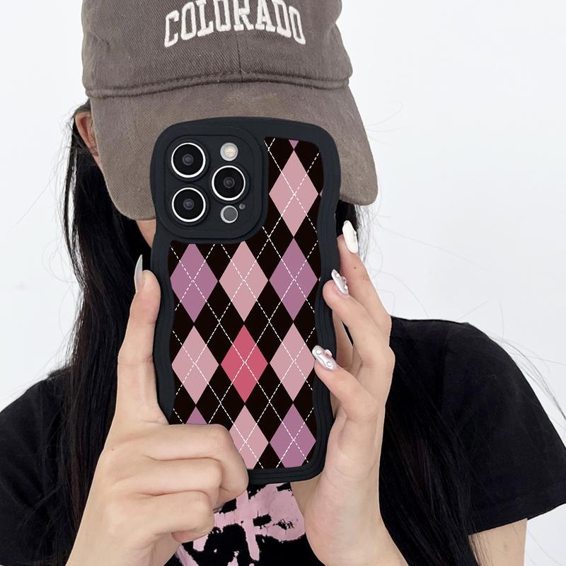 Мягкий чехол из ТПУ в форме волны для Redmi Note 12 Pro Note 11 Samsung S23 Ultra A23 A13 Realme C55 C53 Infinix OPPO A57 4G Vivo Y35 Y02, чехол для iPhone