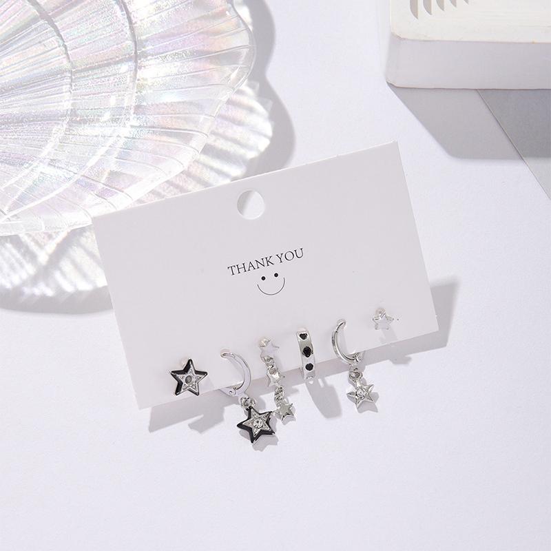 3 пары изысканных готических минималистичных висячих сережек для женщин и девочек, винтажные геометрические серьги-подвески, ювелирные аксессуары, подарки