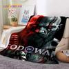 Мультфильм God of War Кратос D Мягкий Плед Теплый Уютный Пикник Кровать Диван Дом Спальня Плед