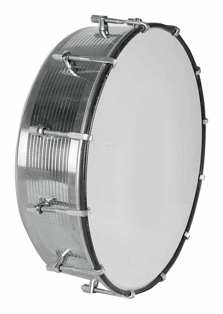 Musical Instrument – Stainless Steel Nasik Tasha Drum with Bag and Stick