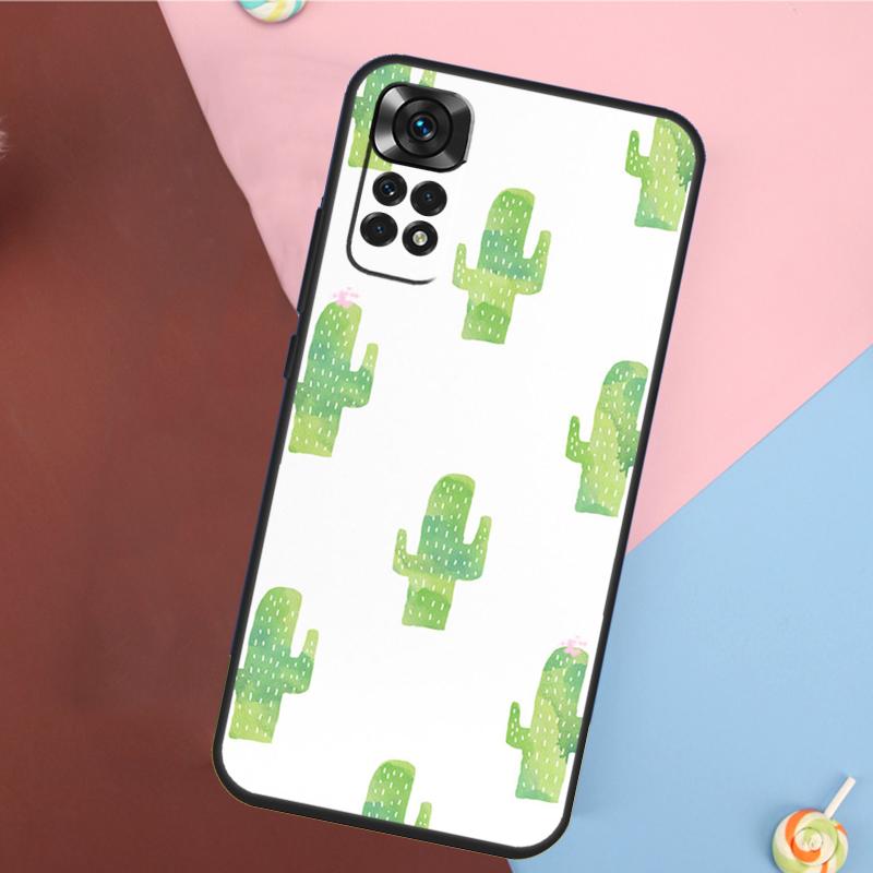 ЧЕХОЛ CACTUS BANANA РЕТРО ВИНТАЖ ЛЕТНИЙ для Xiaomi Redmi Note 14 13 12 9 10 11 Pro 9S 10S 11S 12S Redmi 14C 10C 12C 13C