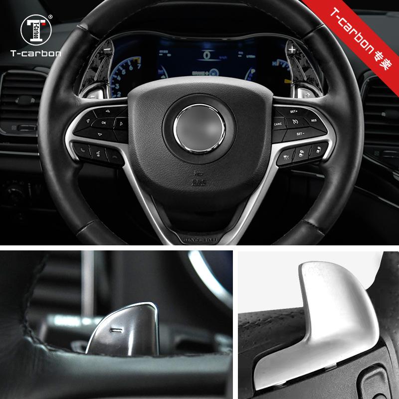 True Carbon Fiber Steering Wheel Paddles for Jeep Grand Cherokee Dodge (Pre-2019)