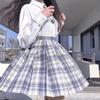 Японский школьный комплект формы в стиле JK - с длинным/коротким рукавом, плиссированная юбка для девушек